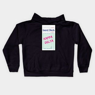 guest check kappa delta Kids Hoodie